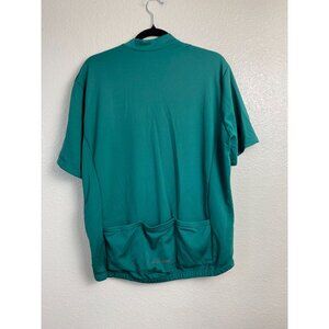 Pearl Izumi Mens Cycling Jersey size XL Green Short‎ Sleeve Full Zip Sports Bike